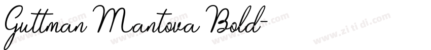Guttman Mantova Bold字体转换